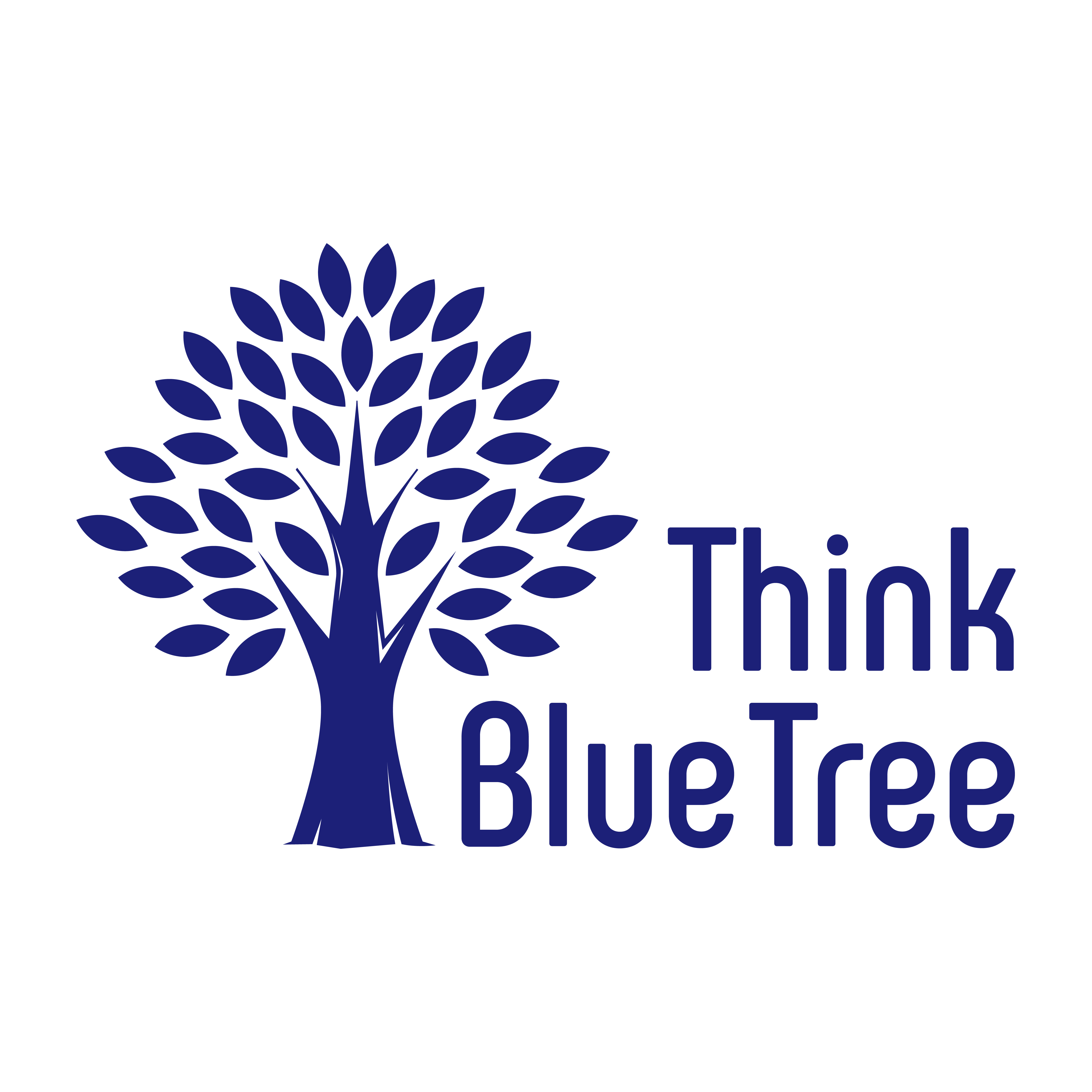 Think Blue Tree logo